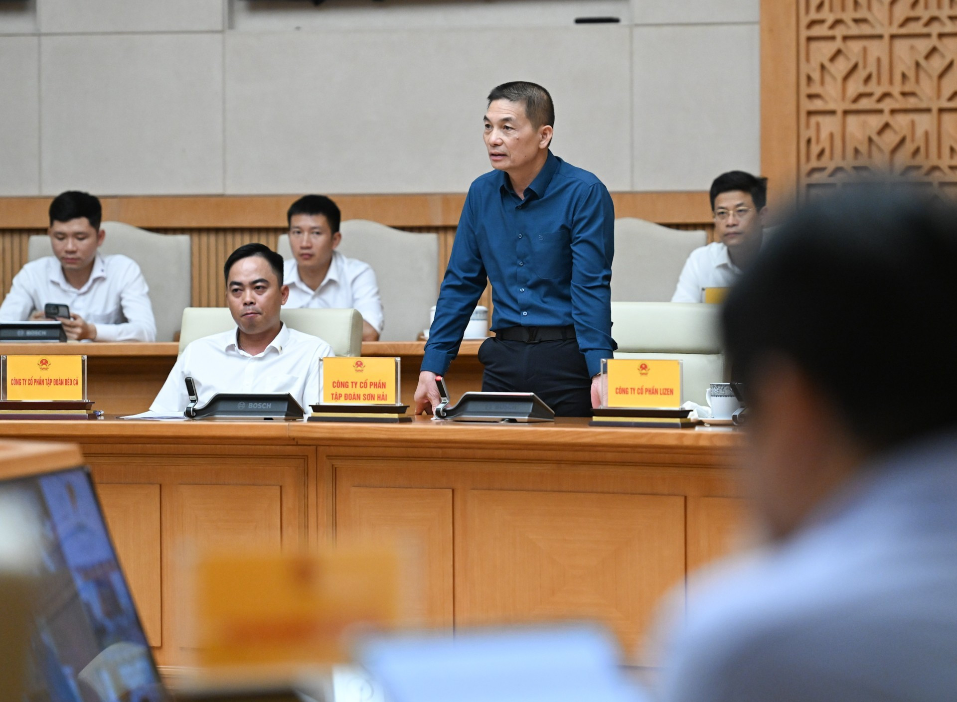 Representante del Grupo Son Hai interviene.