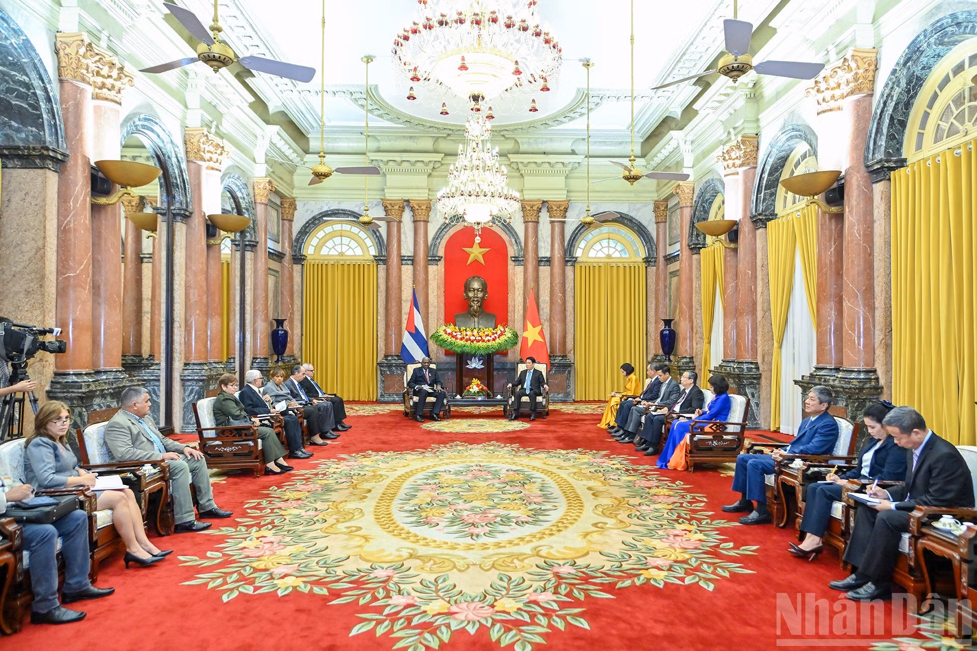 Vista de la reunión.