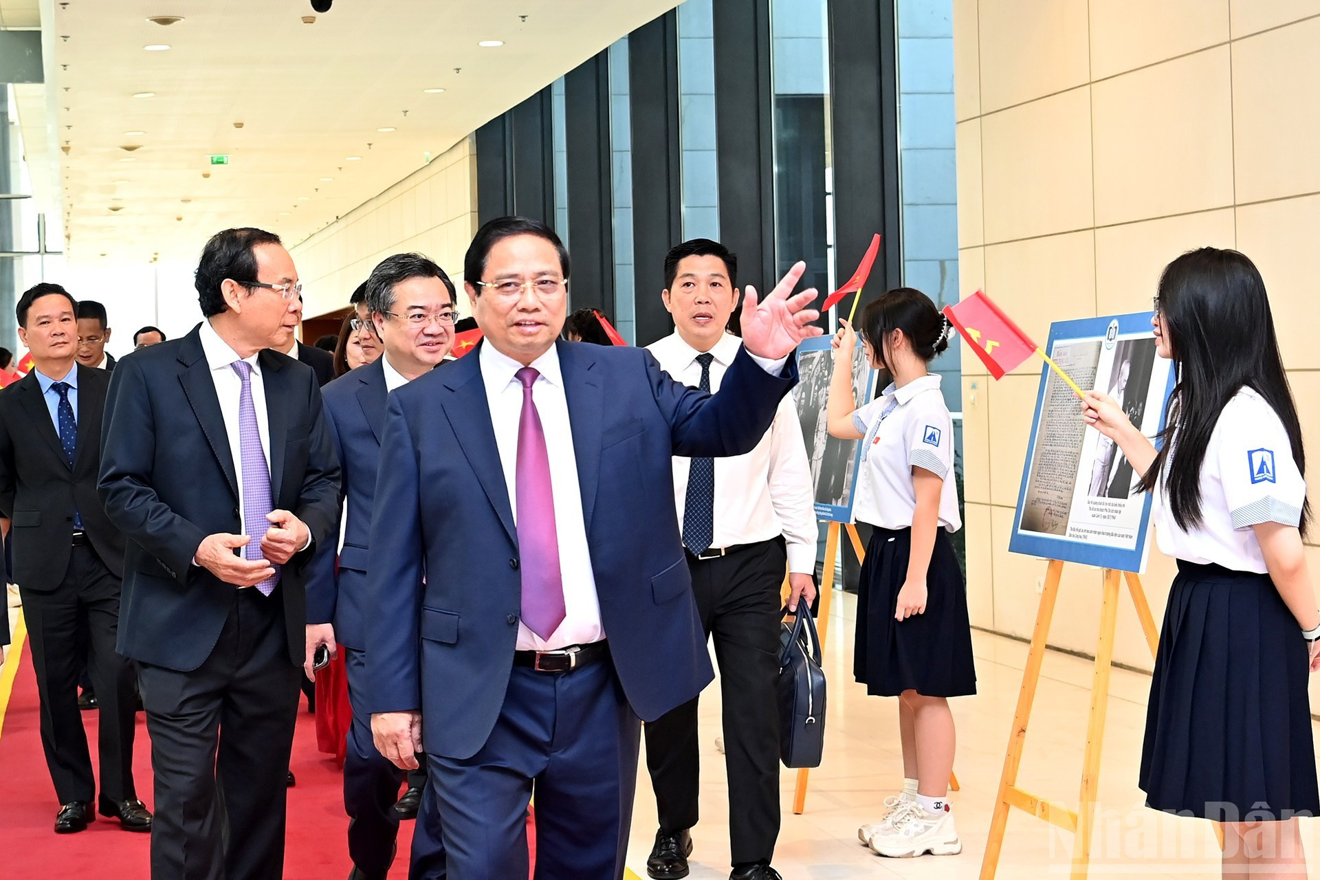 El primer ministro Pham Minh Chinh en el evento. El primer ministro Pham Minh Chinh en el evento.
