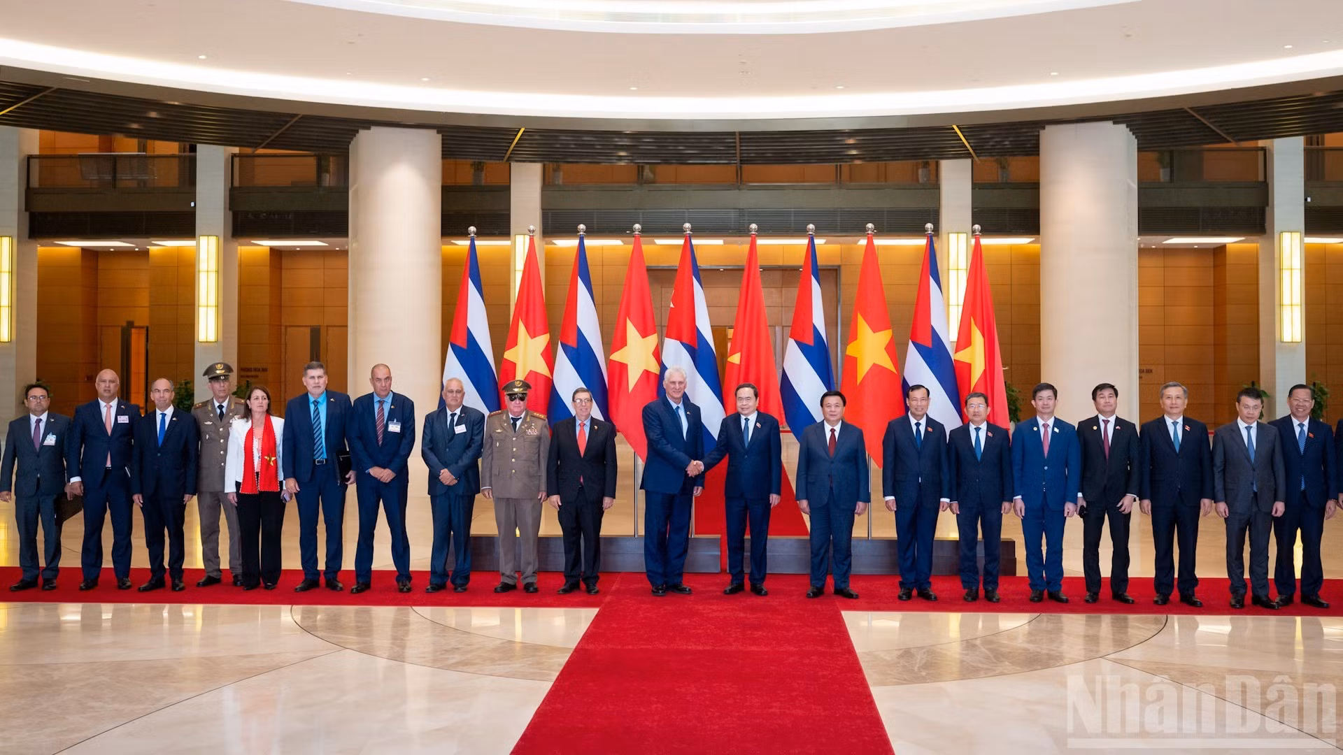 Delegados en el evento.