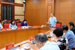 El secretario general del Partido Comunista y presidente de Vietnam, To Lam, habla en la cita.