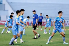 La VFF anunció la lista de los jugadores que integrarán la selección nacional sub-22 de Vietnam para el torneo de fútbol masculino de los SEA Games 33. (Foto: VNA)