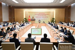 Escena de la sesión. (Foto: Nhan Dan)