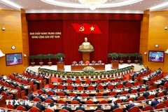 En la sesión inaugural de un pleno del Comité Central del PCV del XIII mandato. (Foto: VNA)