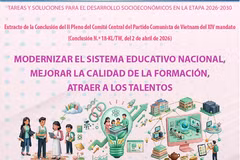 Vietnam prioriza modernización del sistema educativo nacional