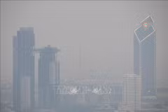 Provincias del norte de Tailandia en alerta roja por partículas finas en el aire. (Foto: Xinhua/VNA)