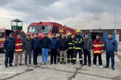 La delegación vietnamita en Eslovaquia. (Foto: VNA)