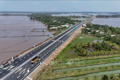 El tramo principal Hau Giang-Ca Mau, de 73,2 kilómetros de longitud, se abre al tráfico. (Foto: VNA)