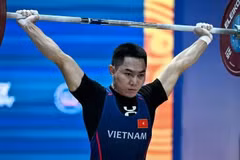El pesista vietnamita K’Duong. (Foto: DEEPBLUEMEDIA/IWF)