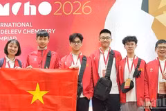 Delegación vietnamita en el evento (Foto: Nhan Dan)