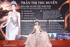 Tran Thi Thu Huyen, Miss Patrimonio Vietnam 2026, representará a Vietnam en el concurso. (Foto: VNA)