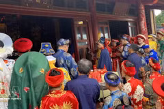 Rituales del Festival del Templo Hue Nam. (Foto: VNA)