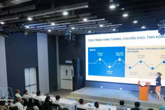 El Departamento de Ciencia y Tecnología de Ciudad Ho Chi Minh organizó la conferencia para implementar el proyecto “Piloto de políticas para impulsar la comercialización y acelerar la transferencia de resultados de investigación y activos de propiedad intelectual generados con el presupuesto estatal hacia la producción y los negocios”. (Fuente: VNA)