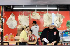 En el festival del Pho 2026. (Fuente: VNA)