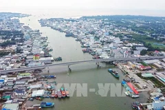 Song Doc, uno de los estuarios más grandes de la región del delta del Mekong. (Foto: VNA)