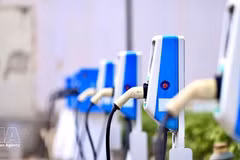 Sistema de estaciones de carga para vehículos eléctricos de VinFast. (Fuente: VNA)