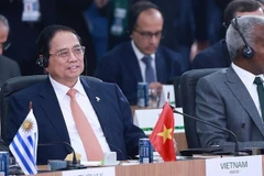 El primer ministro de Vietnam, Pham Minh Chinh, en la sesión. (Fotografía: VGP)