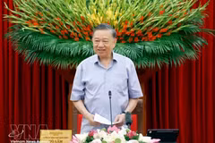El secretario general del Partido Comunista y presidente de Vietnam, To Lam, en el evento. (Foto: VNA)