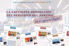 La creciente proyección del periódico del Partido en el espacio digital
