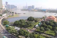 El Museo de Ho Chi Minh en Ciudad Ho Chi Minh se conectará con parque y plaza, junto a la ampliación de la calle Nguyen Tat Thanh y nuevos servicios públicos. (Foto: VNA)