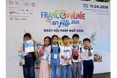 Los niños en el evento. (Foto: VNA)