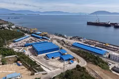 El parque industrial de Van Phong en la provincia de Khanh Hoa. (Foto: VNA)