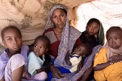 Refugiados en Tawila, Darfur del Norte, Sudán. (Foto: Xinhua)