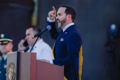 Abelardo De La Espriella pronunció este viernes 7 de agosto su primer discurso como presidente de Colombia (Foto: X de Abelardo de la Espriella)
