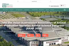 Sitio web oficial www.aaap2026.org de la XXI Conferencia sobre Ciencia Animal Asia-Australia (AAAP 21). (Foto: aaap2026.org.png)