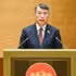 El primer ministro de Vietnam, Le Minh Hung, interviene en el evento. (Fuente: nhandan.vn)