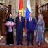 El secretario general del Partido Comunista y presidente de Vietnam, To Lam, y su esposa, junto al presidente de Rusia Unida y vicepresidente del Consejo de Seguridad de la Federación de Rusia, Dmitry Medvedev, y su esposa. (Foto: VNA)