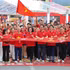 [Foto] Hanoyenses se visten de rojo al ritmo de “Avanzamos con Vietnam”