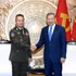 El secretario general del Partido Comunista de Vietnam y presidente del país, To Lam, y el general Tea Seiha, viceprimer ministro y ministro de Defensa de Camboya.