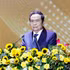 El presidente de la Asamblea Nacional de Vietnam, Tran Thanh Man, habla en la cita. (Foto: VNA)