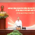 El secretario general del Partido Comunista y presidente de Vietnam, To Lam, interviene en la reunión. (Foto: Nhan Dan)