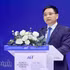 El viceprimer ministro vietnamita, Nguyen Van Thang, habla en la cita. (Foto: thoibaotaichinh.vn)