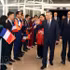 Personal de la Embajada y comunidad vietnamita en Francia reciben al secretario general y presidente To Lam y su esposa. (Foto: VNA)