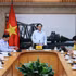 El viceprimer ministro Ho Quoc Dung preside la reunión para acordar un indicador y una metodología que permitan medir la contribución de la economía digital al producto interno bruto (PIB). (Foto: VNA)