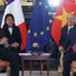 El secretario general del Partido Comunista y presidente de Vietnam, To Lam (derecha), se reúne con el presidente del Senado francés, Gérard Larcher. (Foto: VNA)