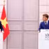 El secretario general del Partido Comunista y presidente de Vietnam, To Lam, se reúne con el presidente francés, Emmanuel Macron. (Foto: VNA)