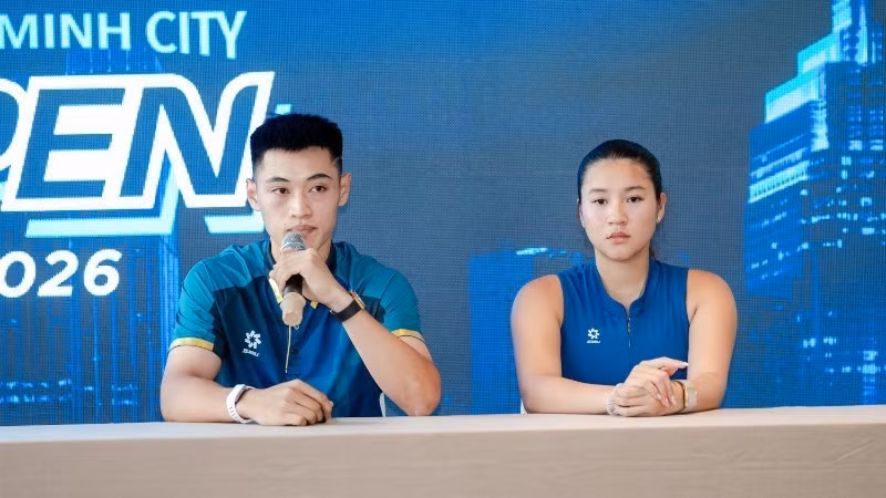 La "pareja dorada" del pickleball vietnamita, formada por Truong Vinh Hien y Sophia Huynh Tran, competirá en la modalidad de dobles mixtos, una de las que más expectación genera entre los aficionados.