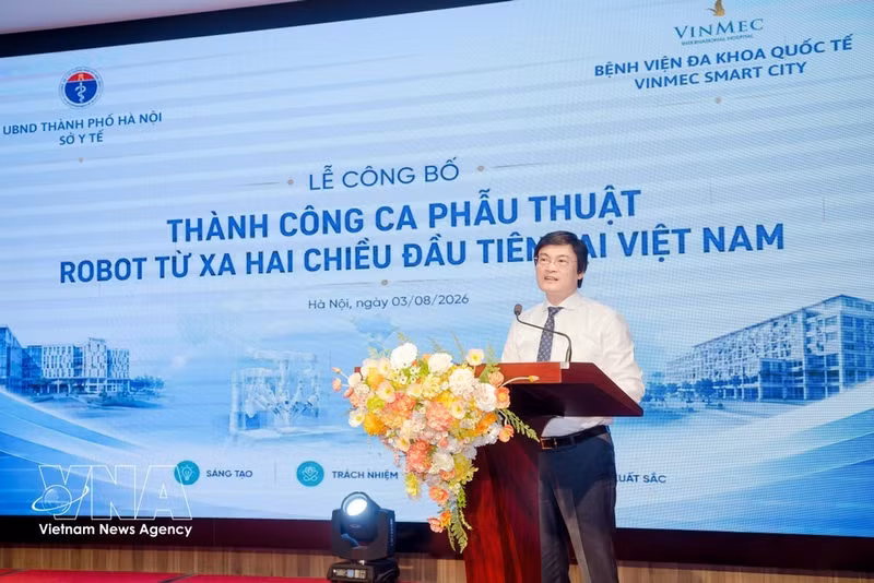 El director del Servicio de Salud de Hanói, Nguyen Trong Dien. (Foto: VNA)