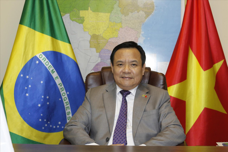 El embajador vietnamita en Brasil, Bui Van Nghi. (Fuente: Embajada de Vietnam en Brasil)