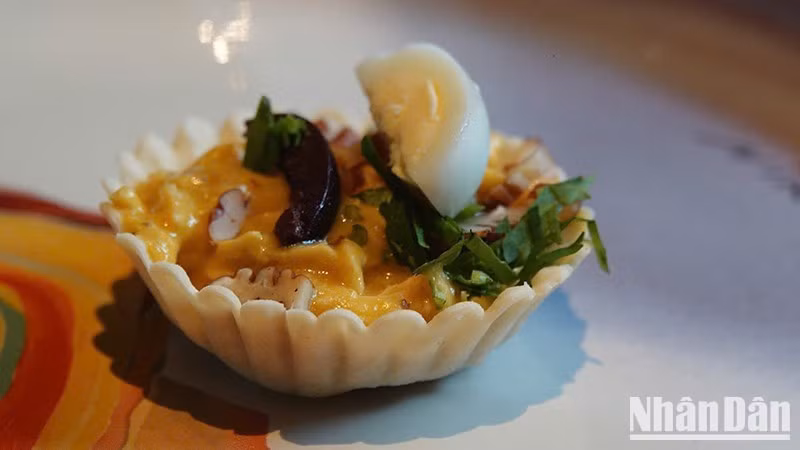 Una de las especialidades presentadas en el festival gastronómico.