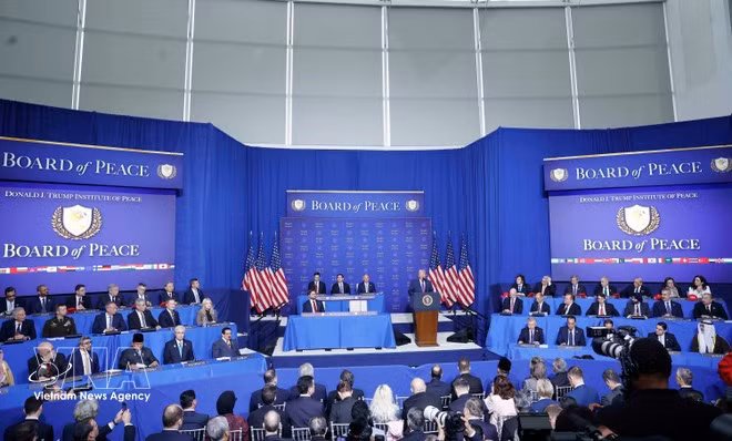 Sesión inaugural de la Junta de Paz para Gaza en Washington D.C., Estados Unidos. (Foto: VNA)