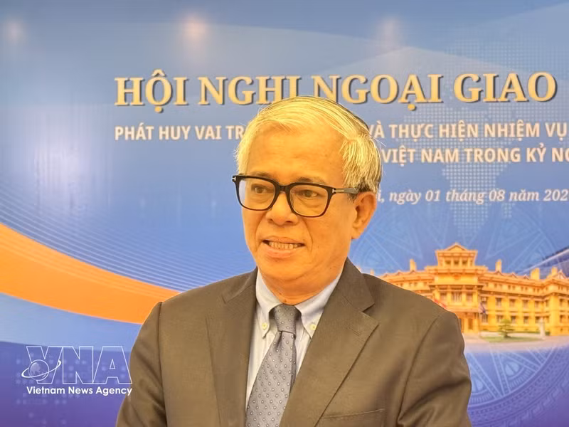 El exviceministro de Relaciones Exteriores y embajador Pham Quang Vinh. (Foto: VNA)