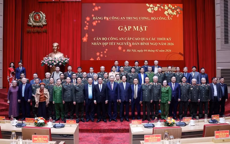 El secretario general To Lam en la cita (Fuente: VNA)