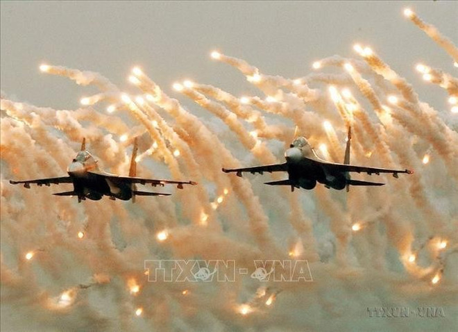 La Fuerza Aérea de Vietnam ha sido equipada con aviones de combate Su-30MK2. (Foto: VNA) La Fuerza Aérea de Vietnam ha sido equipada con aviones de combate Su-30MK2. (Foto: VNA)