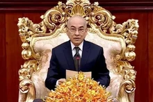 El rey de Camboya, Preah Bat Samdech Preah Boromneat Norodom Sihamoni. (Foto: Cancillería de Vietnam)
