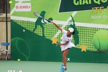 El Torneo Internacional de Tenis en la categoría sub-18 (ITF U18-J30) concluyó luego de seis días de competencias en la norteña provincia vietnamita de Ninh Binh. (Foto: VNA)
